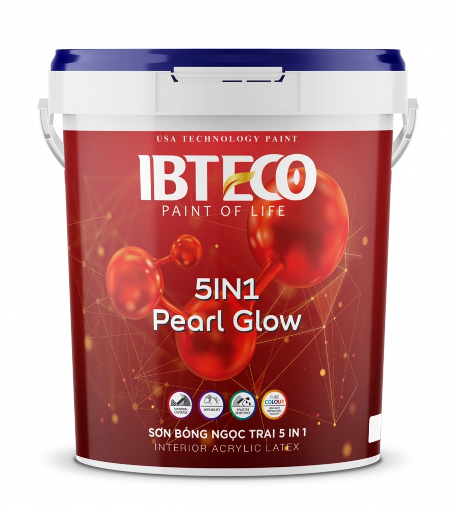 Sơn bóng ngọc trai 5 in 1