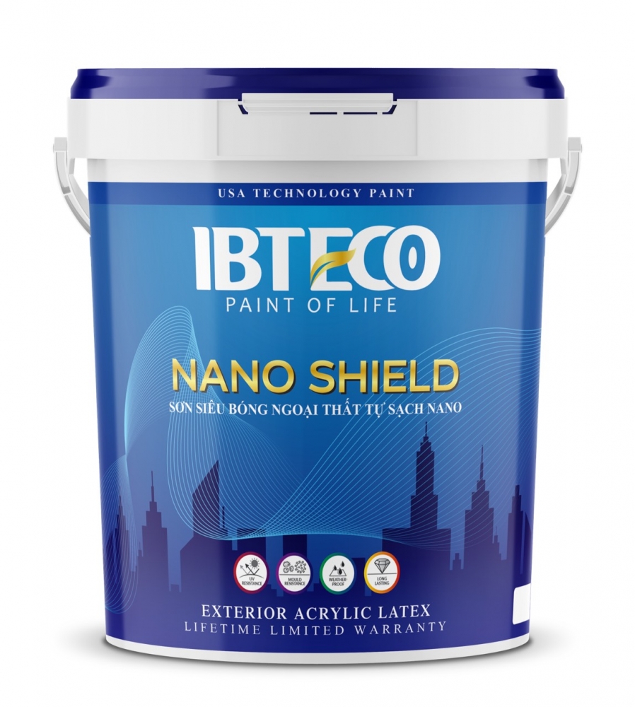 Sơn siêu bóng ngoại thất tự sạch Nano